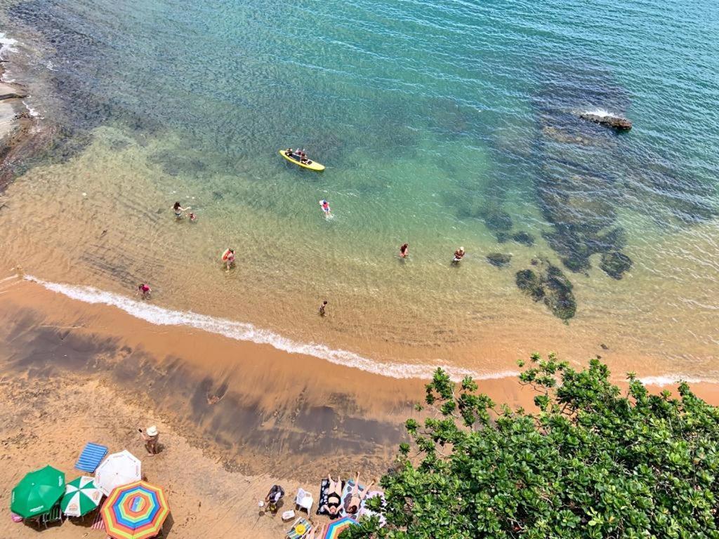 Apartamento Pe Na Areia E Aguas Tranquilas No Centro De Guarapari Bagian luar foto