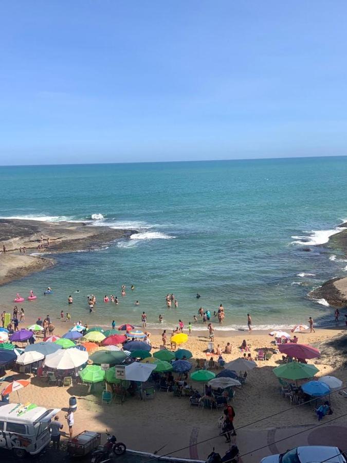 Apartamento Pe Na Areia E Aguas Tranquilas No Centro De Guarapari Bagian luar foto