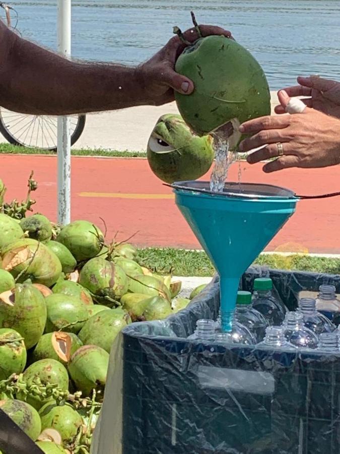 Apartamento Pe Na Areia E Aguas Tranquilas No Centro De Guarapari Bagian luar foto